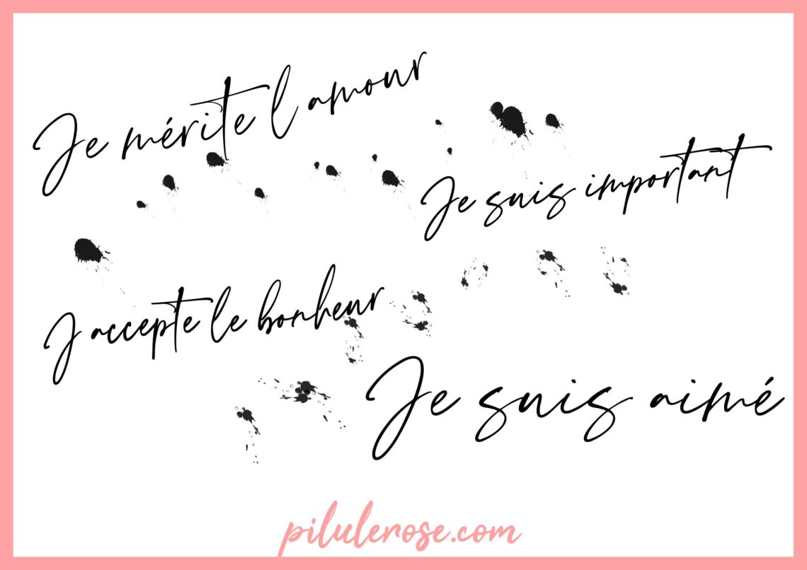 Affirmations positives concept et utilisation